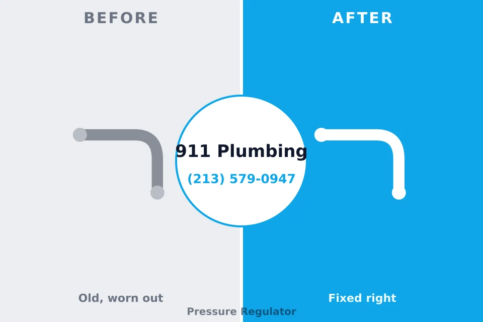 Before and after: plumbing repair Tehaleh, WA